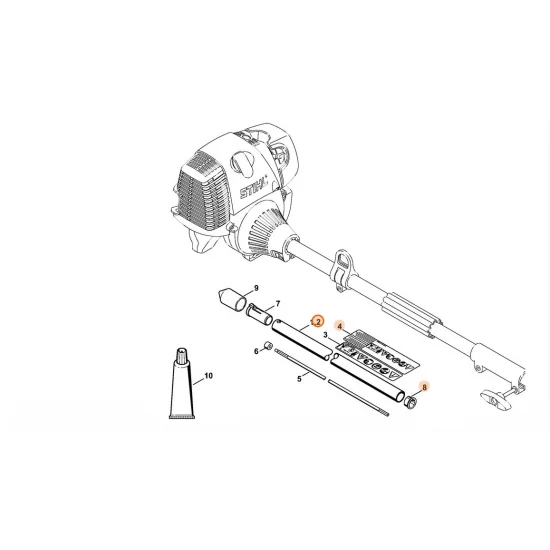 STIHL  Wysięgnik Ø 25,4 mm 4601 710 7106
